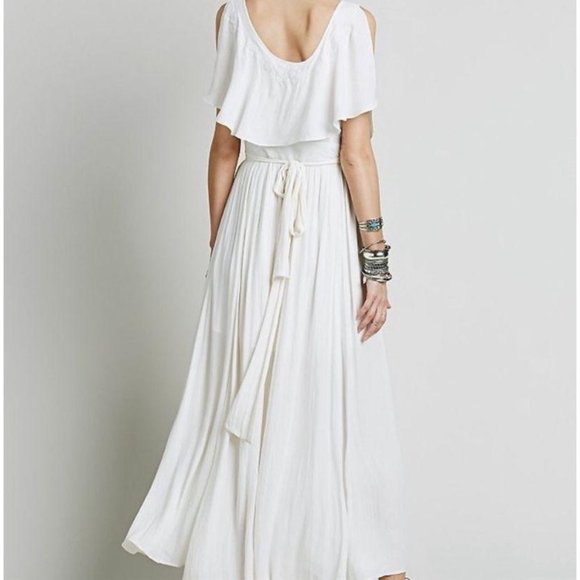 Free People Fiona Chiffon Sleeveless Maxi Dress S - Picture 5 of 11
